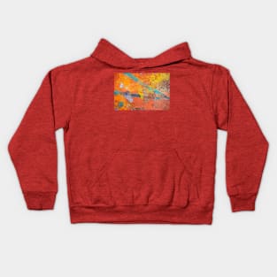 Rusty weathered surface Kids Hoodie